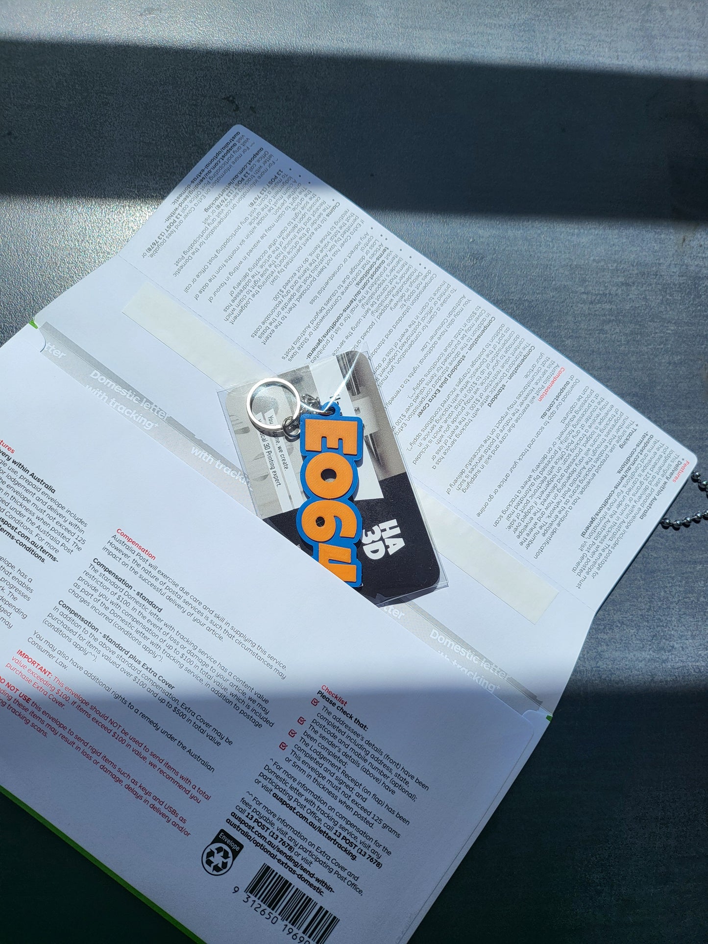 Personalized 3D Printed Name Keychain – Custom Name Tag for Bags & Keys