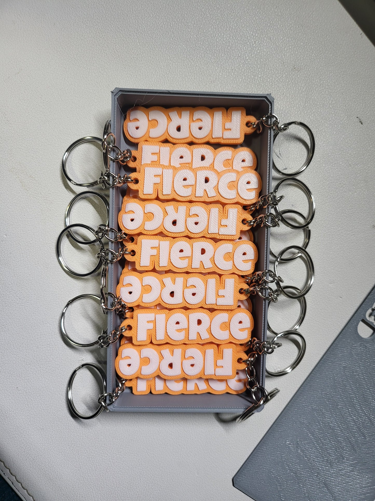 Personalized 3D Printed Name Keychain – Custom Name Tag for Bags & Keys