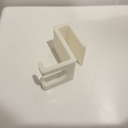 Wall Mounted Shower Holder for Bathroom and Shower Organization, 3D Printed Shower Hook, Small Shower Hanger, Dog Shower Holder