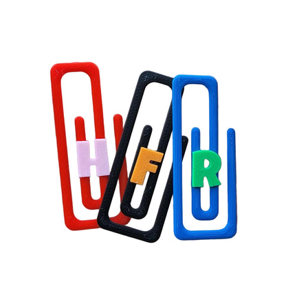 Custom 3d Printed Bookmark, Personalized Alphabets Bookmark, Back to School Bookmarks, Gift for Book Lover's, Custom Bookmarks Gift For Her