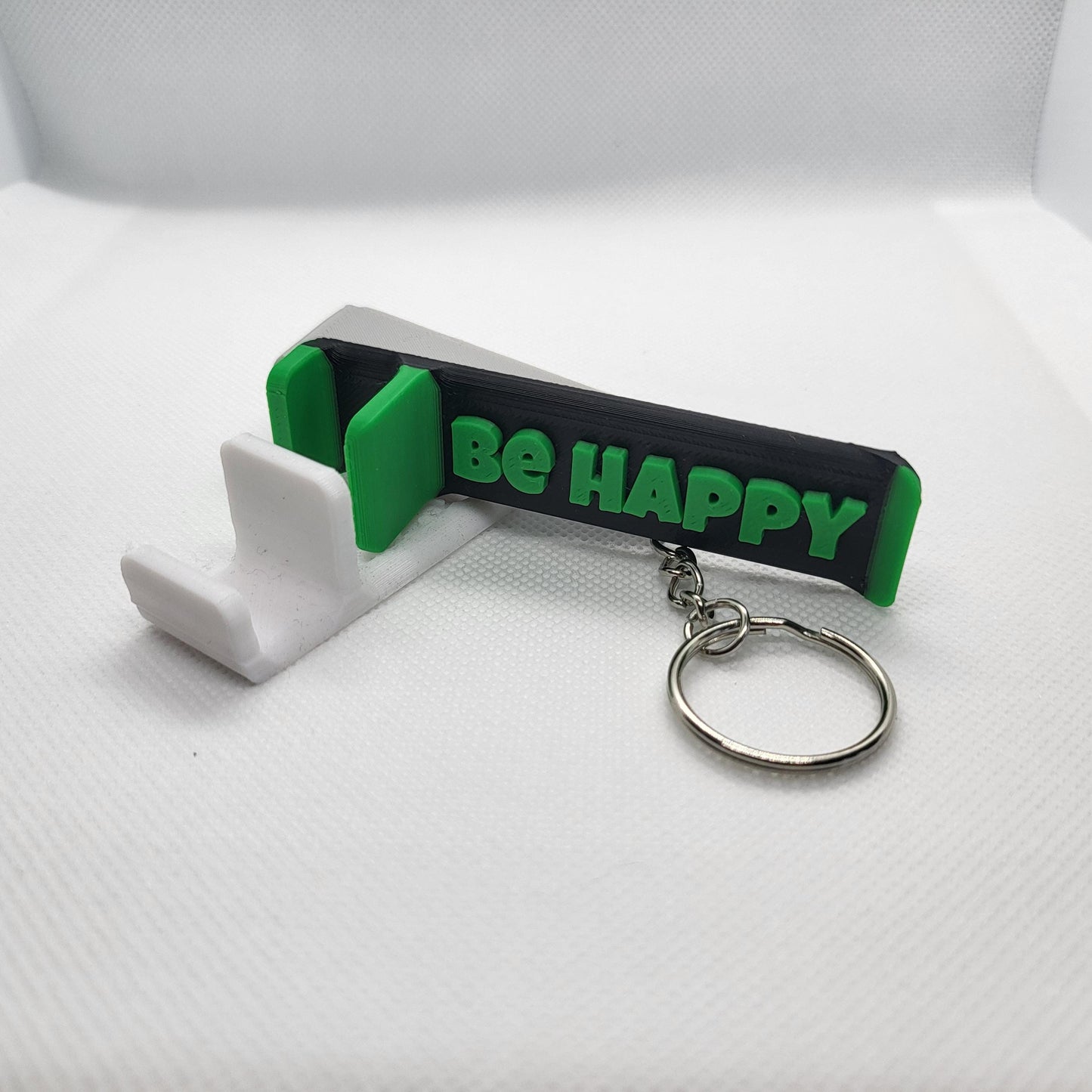 Personalized 3D Printed Phone Stand Keychain – Custom Name Mobile Holder