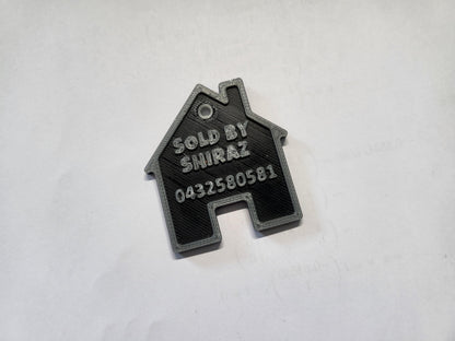 Customizable House keychain For Gift, Personalized Acrylic Baseball Bag Name Tag, Baseball Bag Tag, Baseball Keychains,Unique Gift For Girl