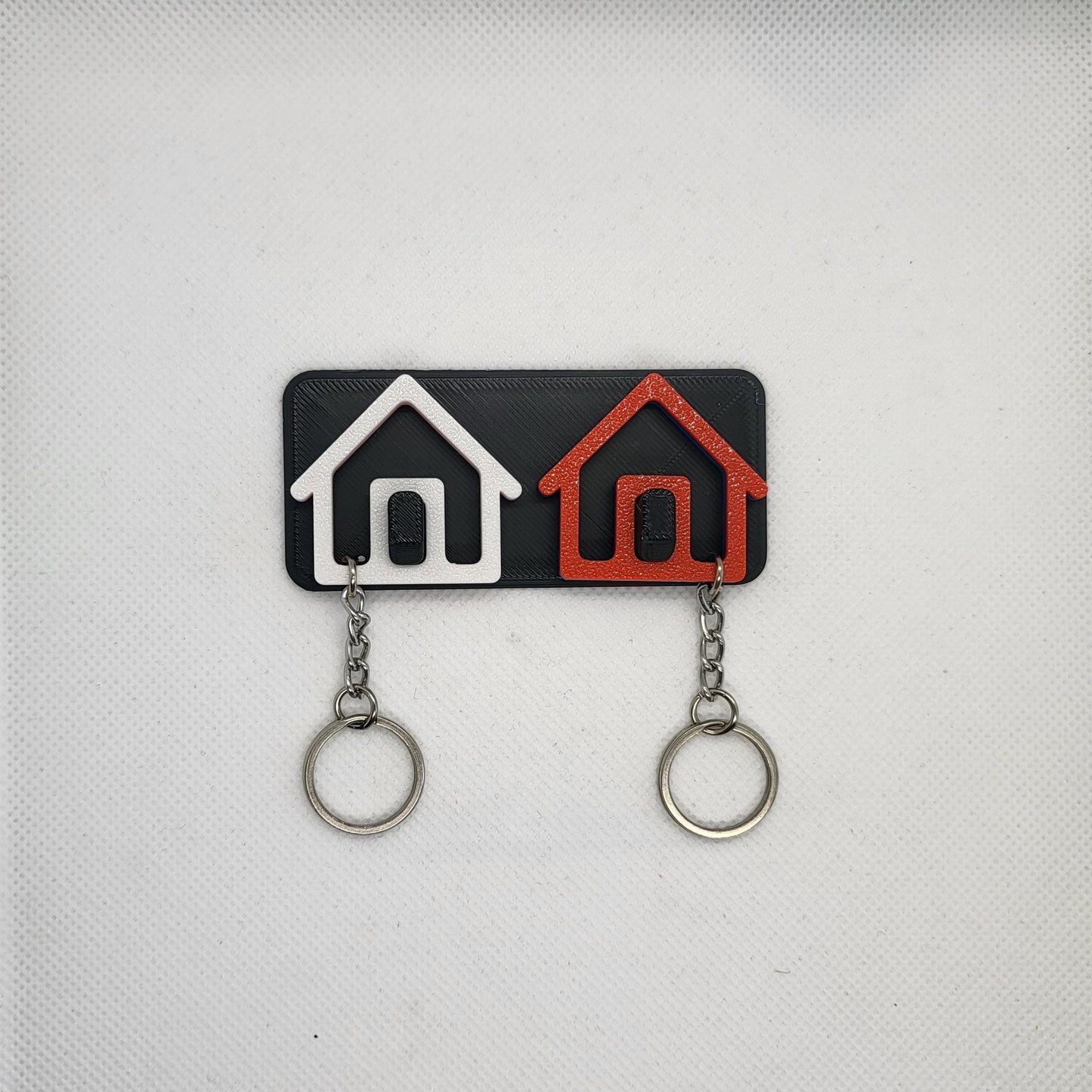 Personalized House Keychain Gift For Girl, 3d Printed Keyrings Set for New Homeowners, Customized Couples First New Home Gift