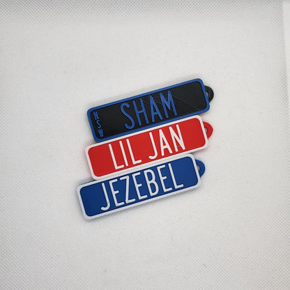 Personalized License Plate Keychain – Custom 3D Printed Number Plate Tag