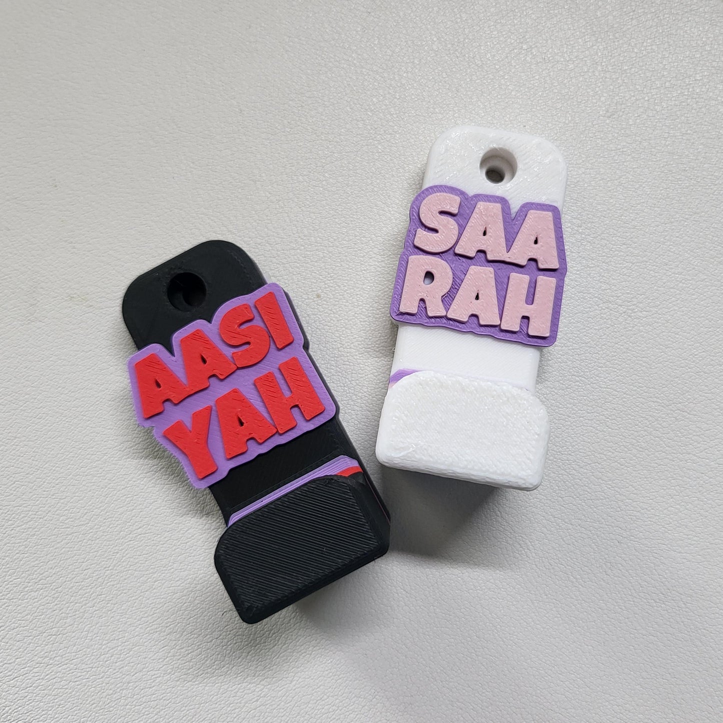 Personalized 3D Printed Wall Hooks – Custom Name Coat Hook for Kids & Adults